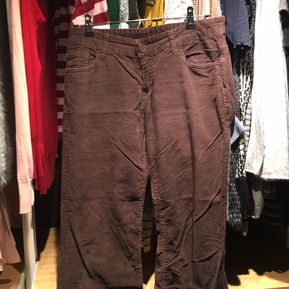 Zara TRF brown courderoy pants